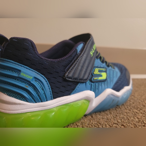 SKECHERS boys S Light Rapid Flash - Picture 3 of 8